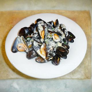 Moules aux Roquefort