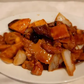 Pollo Con Bambú Y Setas