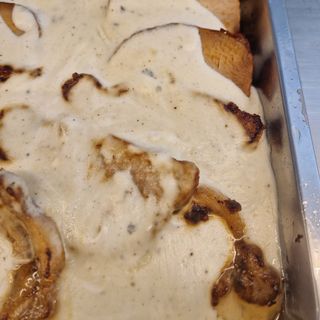 Lomo en salsa roquefort