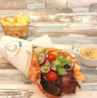 Pasión Carnal - Pita Gyro con Cadera de Ternera