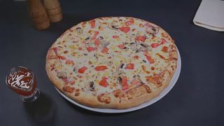 Pizza White bacon