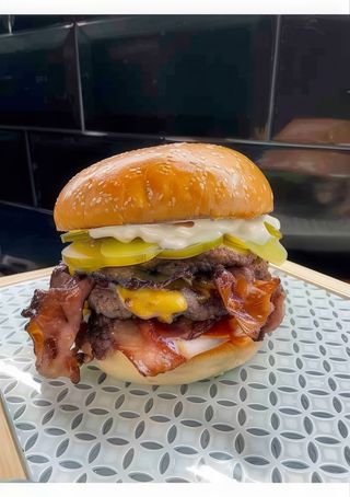 Triple doble smashburguer (240 g.)