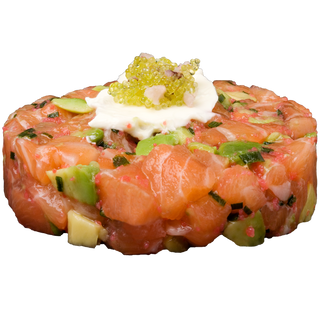 Tartar de salmón