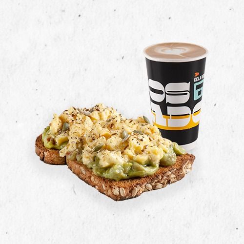 Tostada Aguacate + Café
