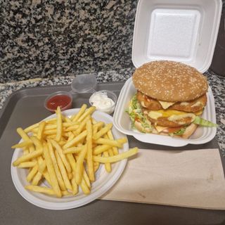 MENU MAXI CHICKEN BURGER