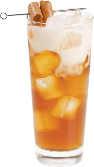 Iced tea milky cinnamon orange 