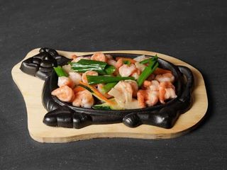 Gamberetti alla piastra