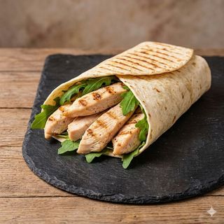 French tacos con pollo al naturale
