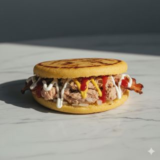 Arepa Atún O Bacon
