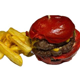 MENIU Smash Burger Rosso + Cartofi prajiti