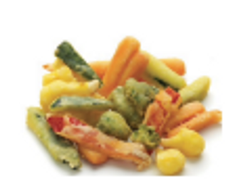 Verdure miste in pastella fritta