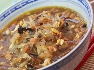 34 Супа от пилешко на лентички с фиде