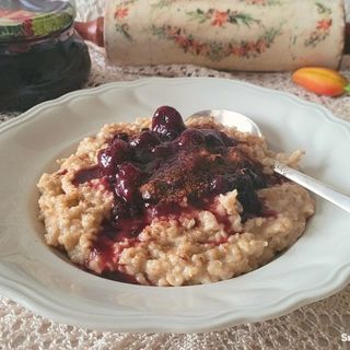 Gotowana owsianka na mleku