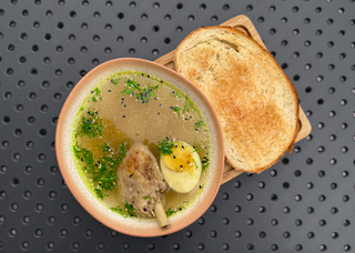 Бульйон з курячою гомілкою, 430/60г