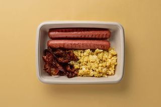 Wurstel Bacon Scramble