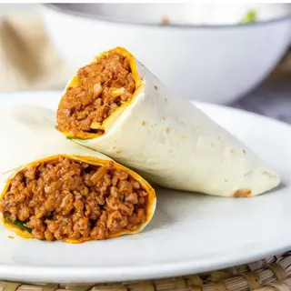 Burrito de carne picada