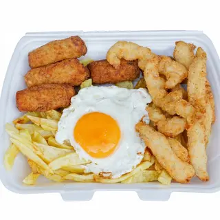 Plato De Croquetas Y Lagrimitas