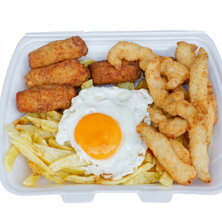 Plato De Croquetas Y Lagrimitas
