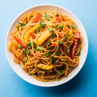 Spaghete orez cu creveti