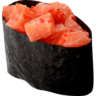 Гункан з лососем (1шт/40г)