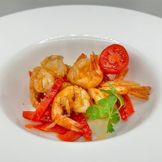 Gamberi in Sale e Pepe