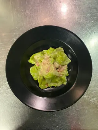 Tortelli verdi di patate e provola