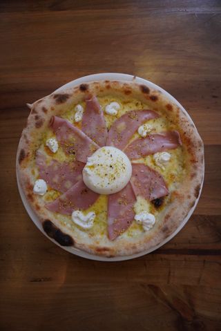 Pizza pistacchio (33 cm.)