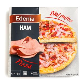 Edenia pizza cu sunca si ciuperci 425g