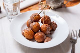 Papanasi cu ciocolata