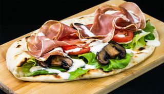 Piadina Prosciutto e Funghi