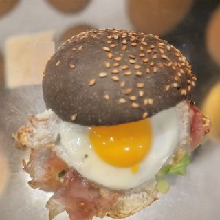 Hamburguesa Darth pollo