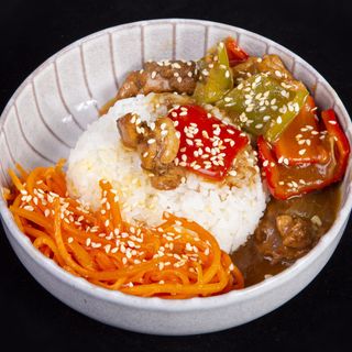 Бибимбап с курицей