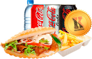 Menú Kebab Con Patatas Y Bebida