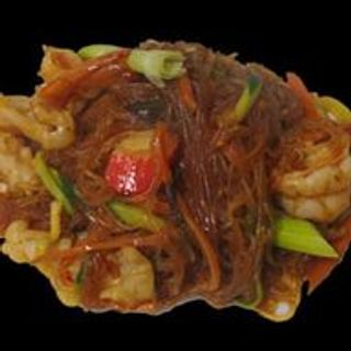 142. spaghetti di soia con frutti di mare thailandesi