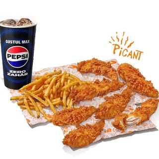 8 pc. Spicy Chicken Tenders Large Meal