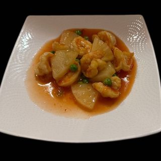 101. Gamberi in salsa agrodolce