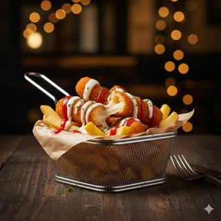 Fingers De Mozzarella Y Patatas (Ración)