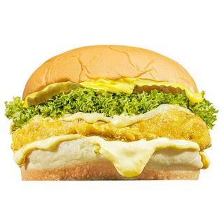 Chicken Pesto Burger .