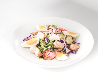 Салат Кентукки с курицей и шампиньонами