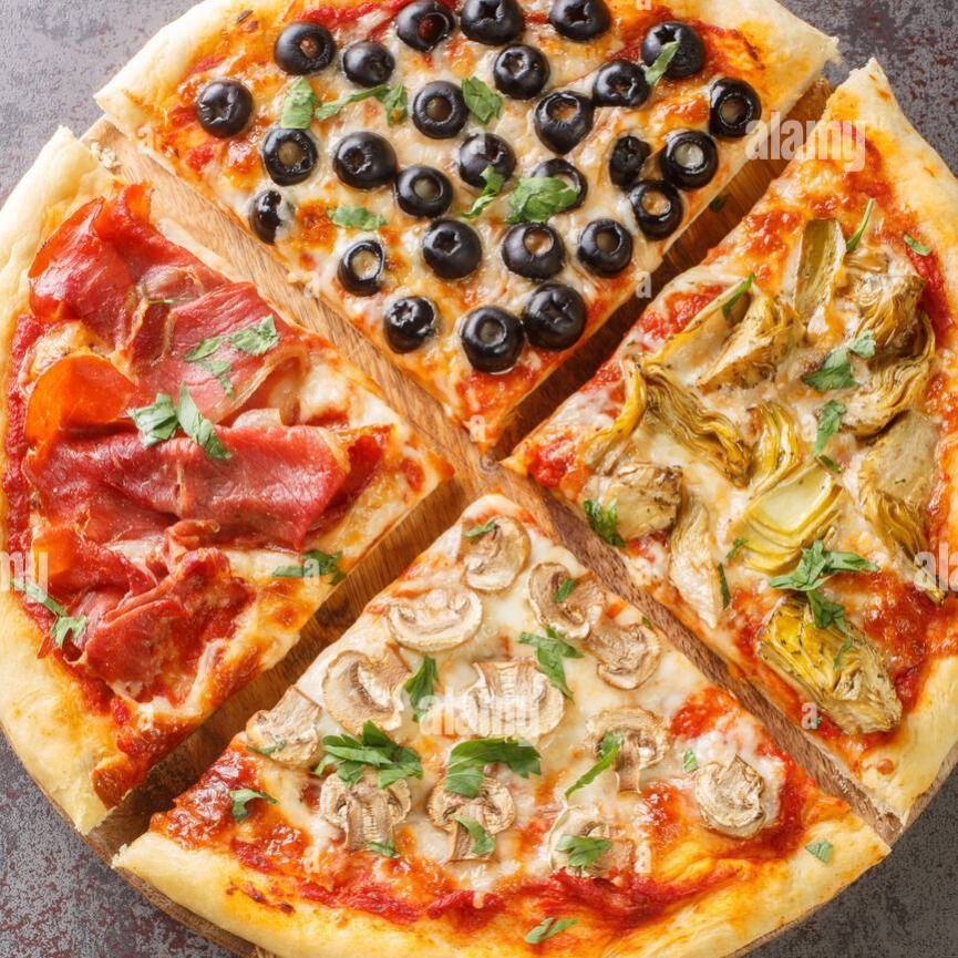 Pizza cuatro estaciones (32cm)