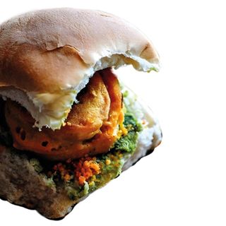 Indi Burger + Masala Tea