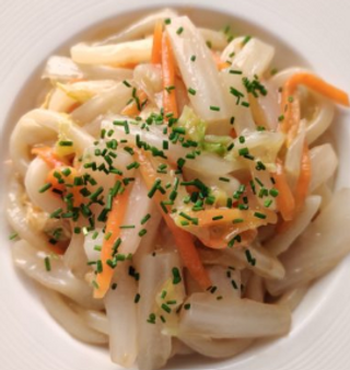 Udon con verdure