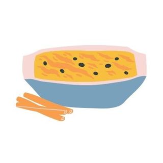 CAZUELA PATATAS CON SALSA DE QUESO