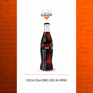 Coca Cola Zero 0,33 Vetro