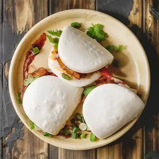 Bao de pollo teriyaki o pato (2 uds.)