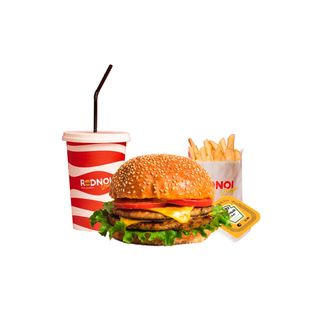Комбо Чизбургер Куриный Двойной