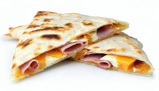 Prosciutto cotto e squacquerone