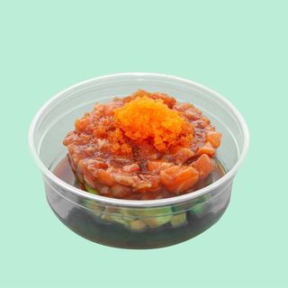 Tartar de salmón.