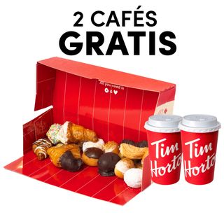 2 Cafés GRATIS con tu pack de 16 minibollería