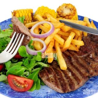 NODINO ALLA GRIGLIA CON PATATA FRITTE  + BIBITA IN LATTINA 